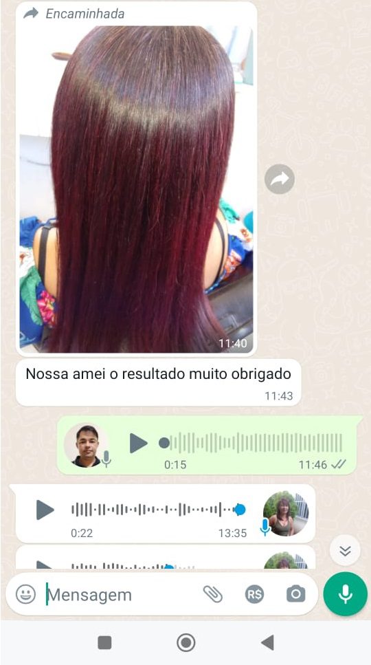 Depoimento em imagem — resultado de cliente 3