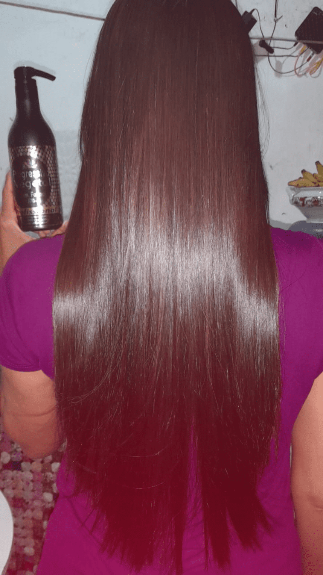 Comparação de volume antes e depois da progressiva