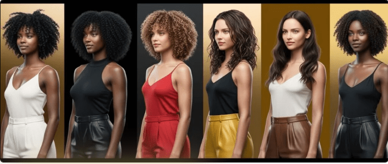 Vários tipos de cabelo: crespo, ondulado e liso — indicado para todos